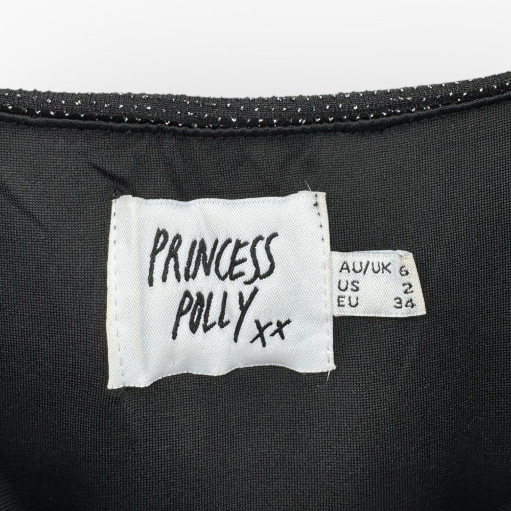Princess Polly Reeva Mini Dress Black - Picture 8 of 9